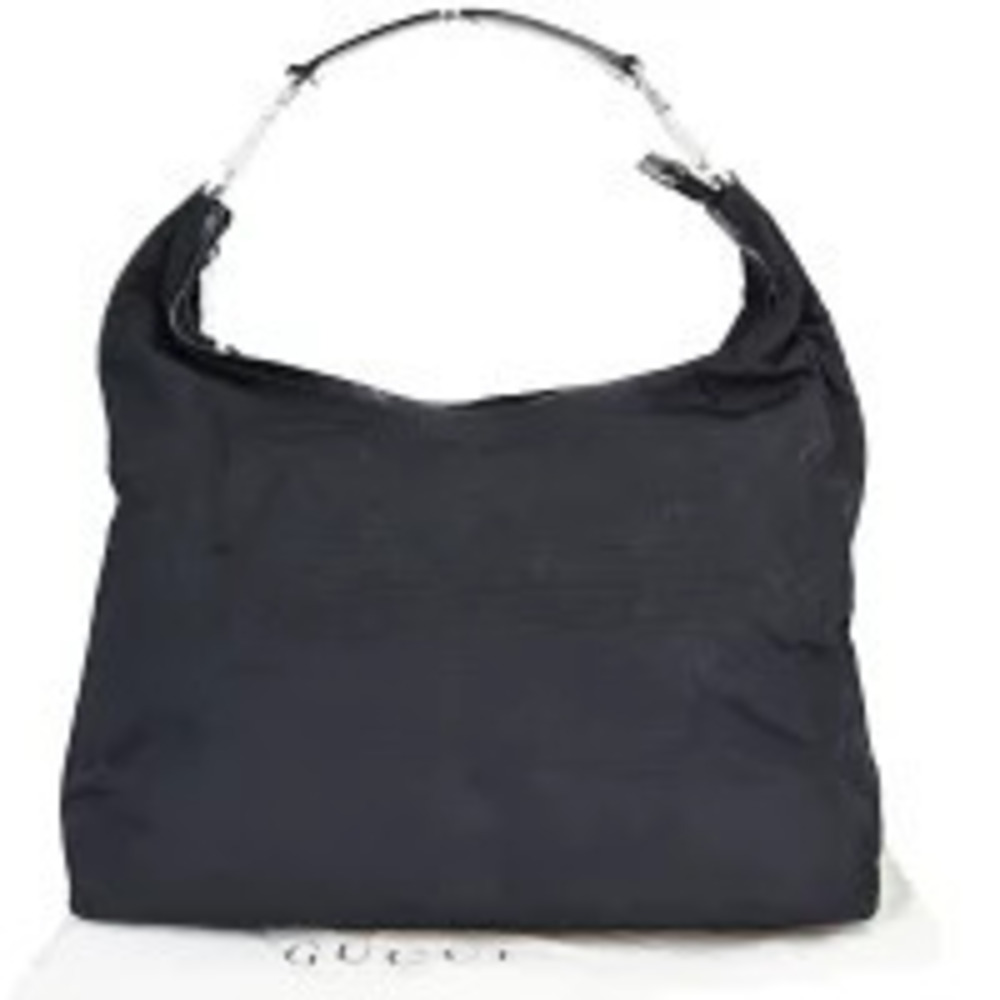Gucci Leather Shoulder Bag Black